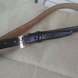 CK Calvin Klein Ladies Alligator Belt